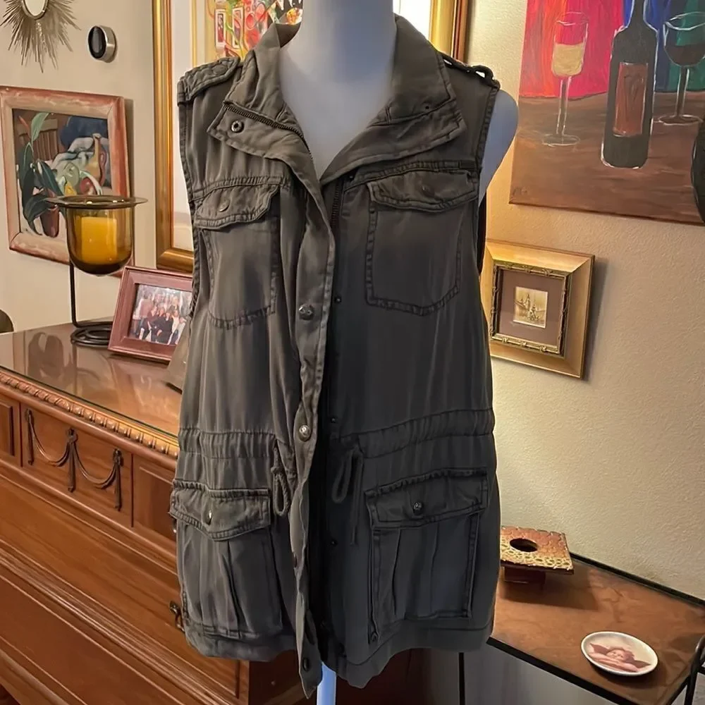 Max Jeans Utility Cargo Vest - M - Picture 1 of 5